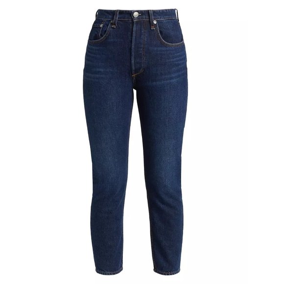 RAG & BONE Nina High-Rise Ankle Cigarette Jeans in Cambria - NWT - Picture 6 of 8